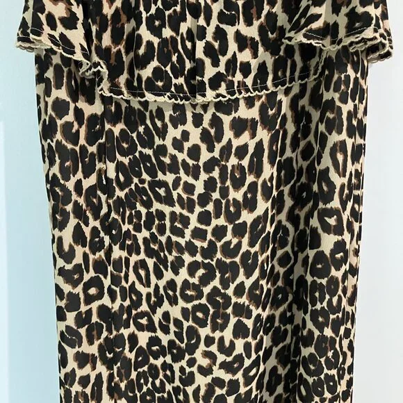 Reformation Felda Dress in Leo Animal Print Size 6 - Picture 8 of 15
